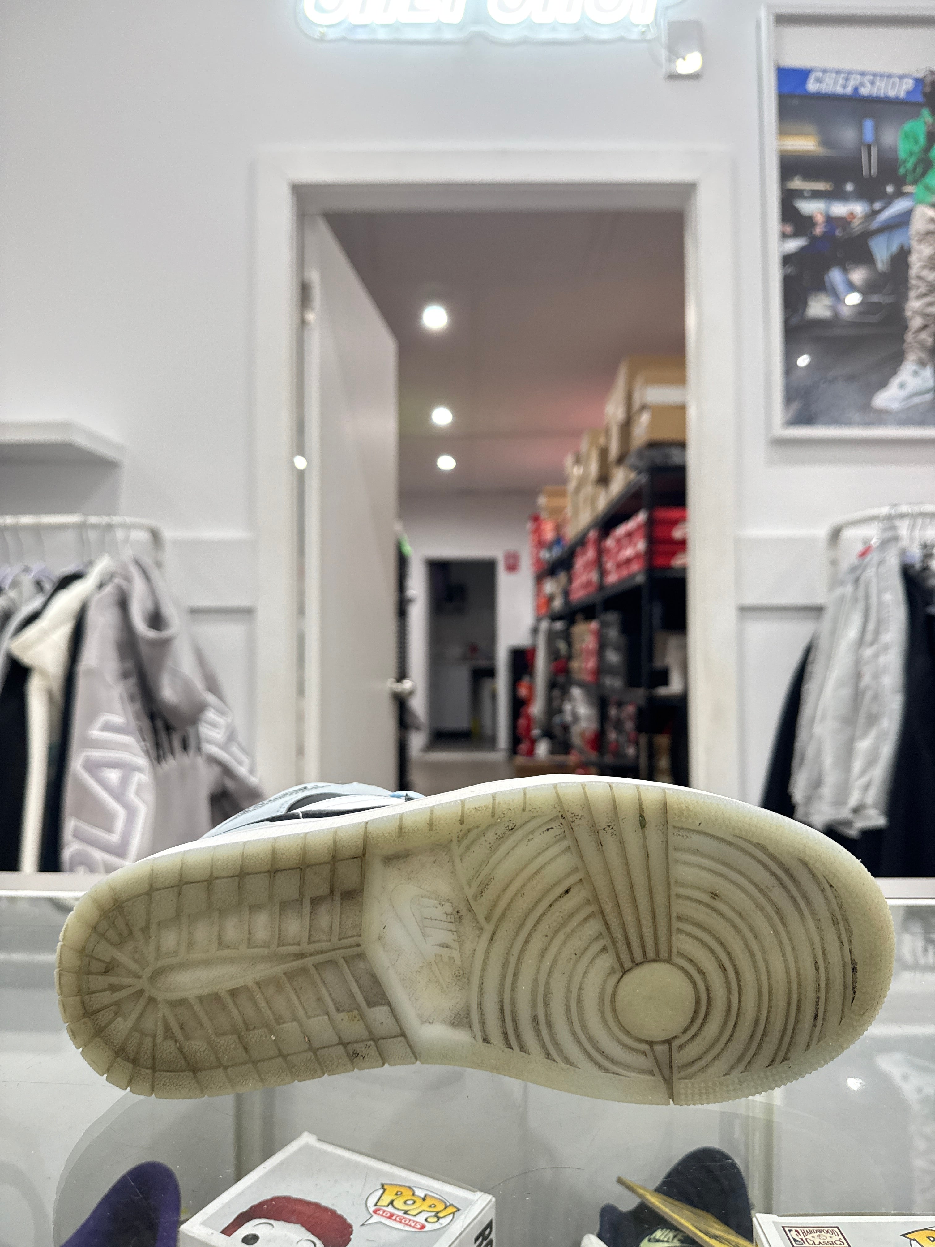 Used Air Jordan 1 Mid SE White Ice Blue