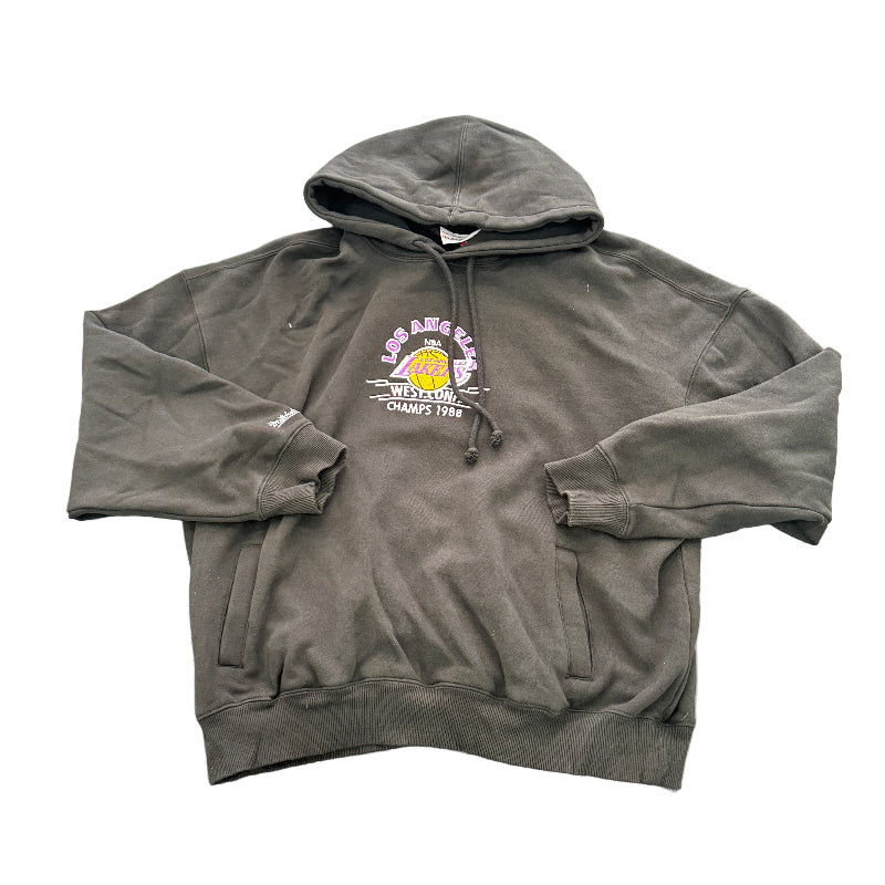 Used Mitchell & Ness Hoodie Lakers Champs 1988 L