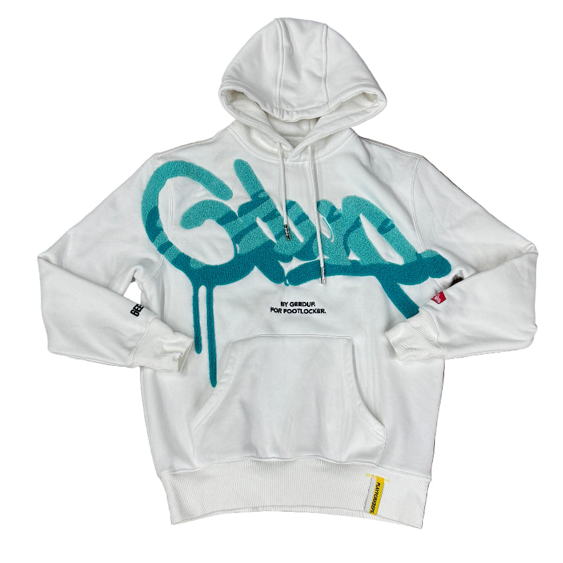 Used Geedup x Footlocker Handstyle Hoodie White