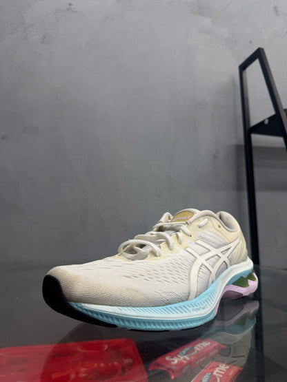 Used GEL-Kayano 27 White Purple Blue Women's