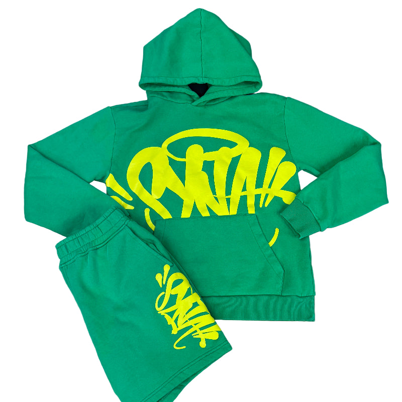 Used Syna Tracksuit 'Green/Yellow'