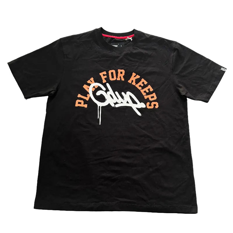 Geedup GDUP Back Logo T Shirt 'Black/Bronze'