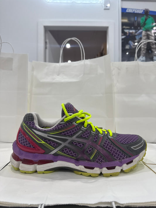 Used GEL-Kayano 19 Grey Lavender Women's US Women's 11 - Men's 9.5