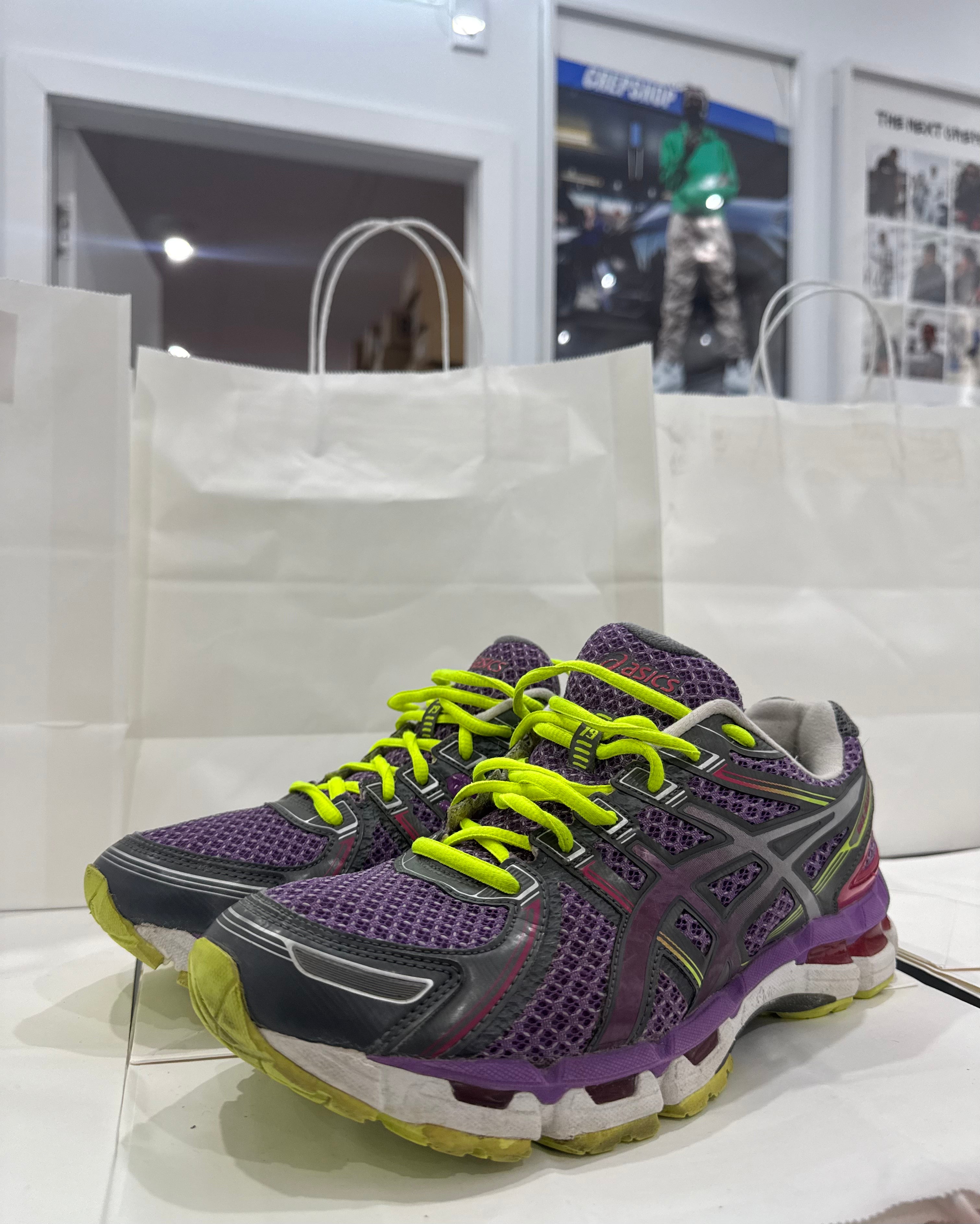 Used GEL-Kayano 19 Grey Lavender Women's