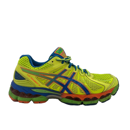 Used GEL-Nimbus 15 Highlight Green Orange Blue Men's 9.5