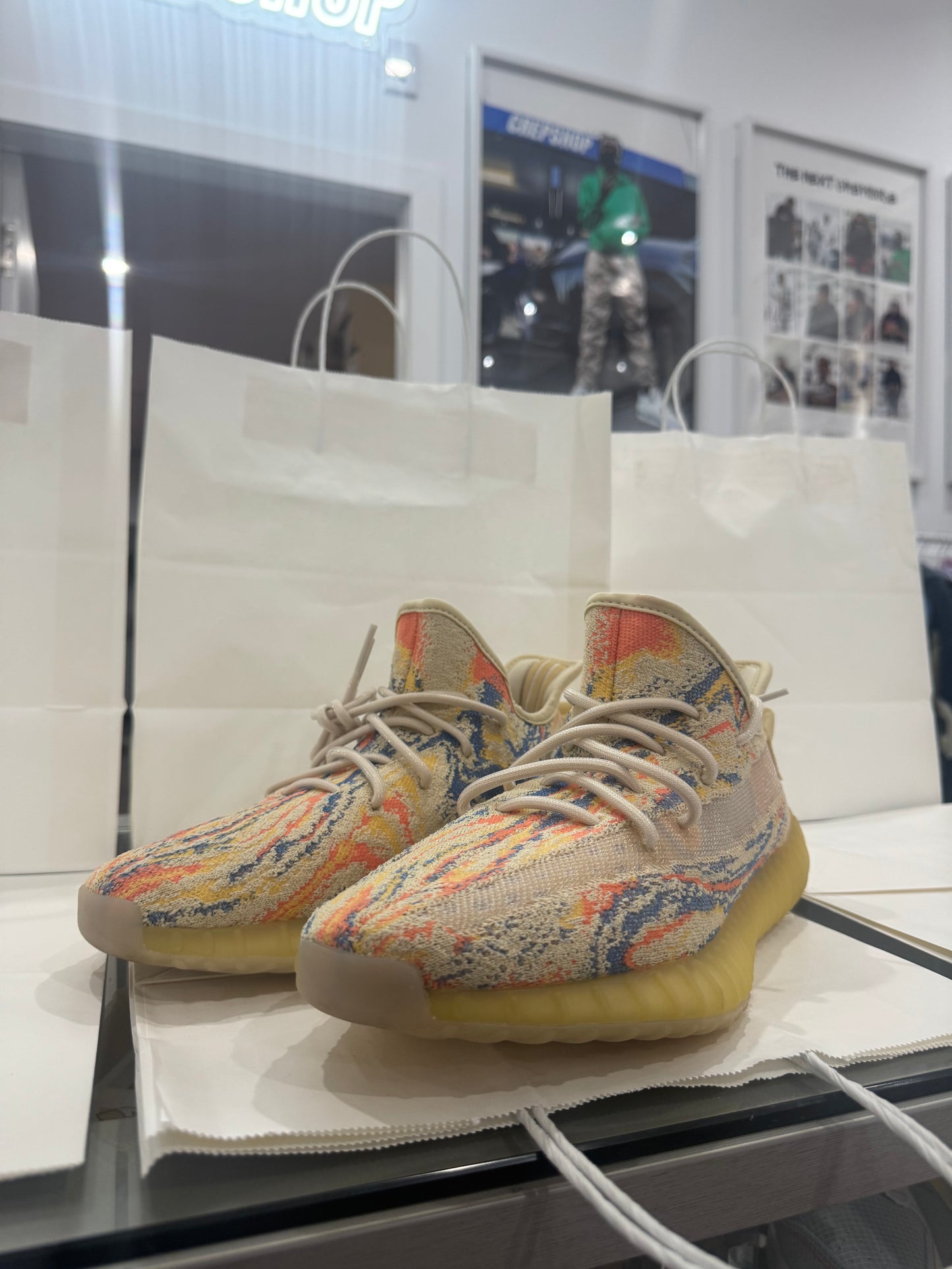 Used Yeezy Boost 350 V2 MX Oat US Men's 11 - Women's 12.5