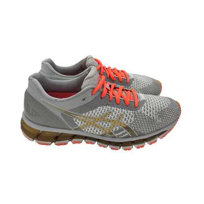 Used GEL-Quantum 360 Knit Grey Pink US Women's 8 - Men's 6.5