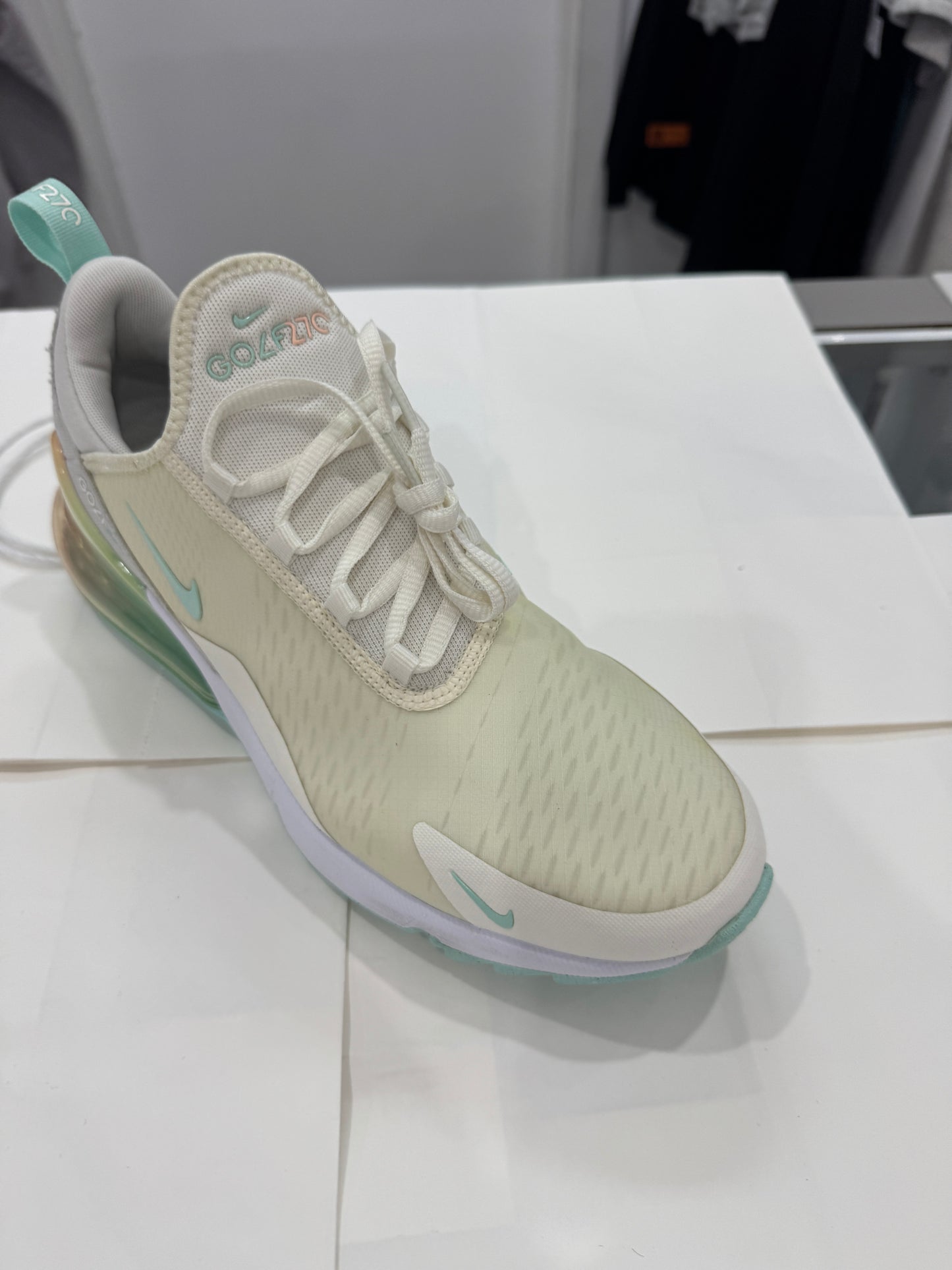 Used Air Max 270 Golf Sail Light Dew US Mens 8.5 - Womens 10