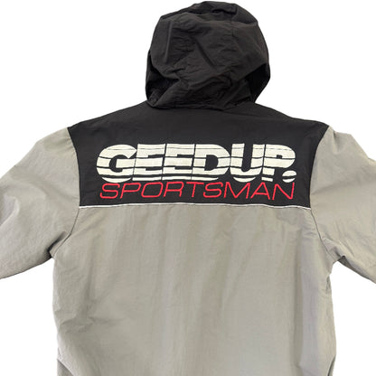 Used Sportsman Green Black Quarter Zip S