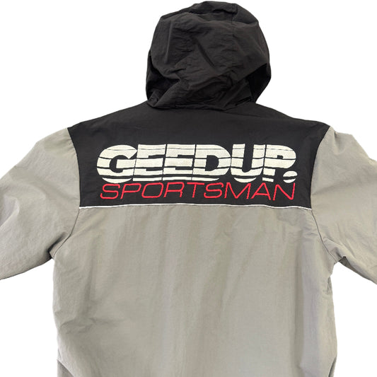 Used Sportsman Green Black Quarter Zip S