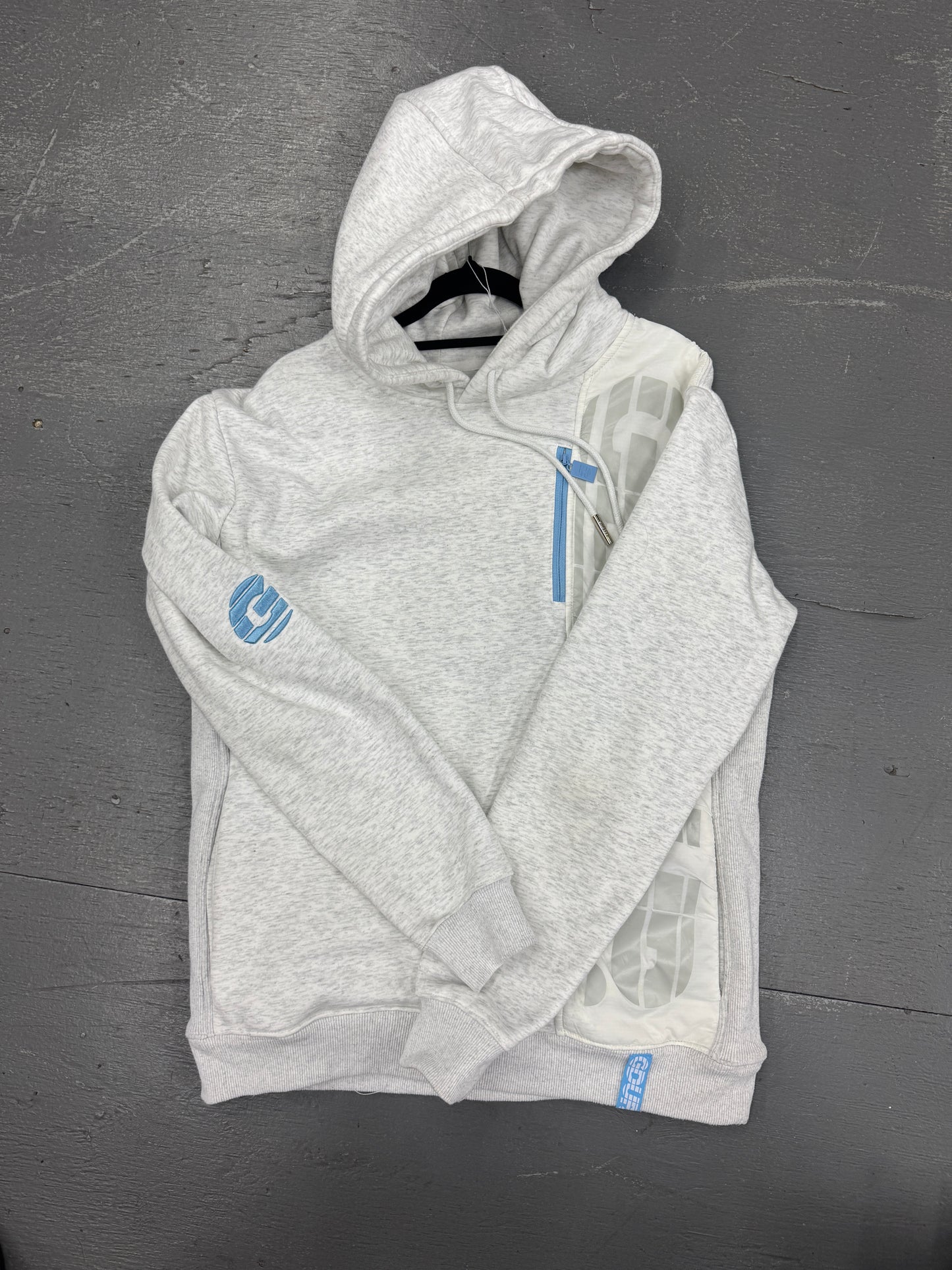 Used Geedup Sportman Hoodie 'Grey/Blue'