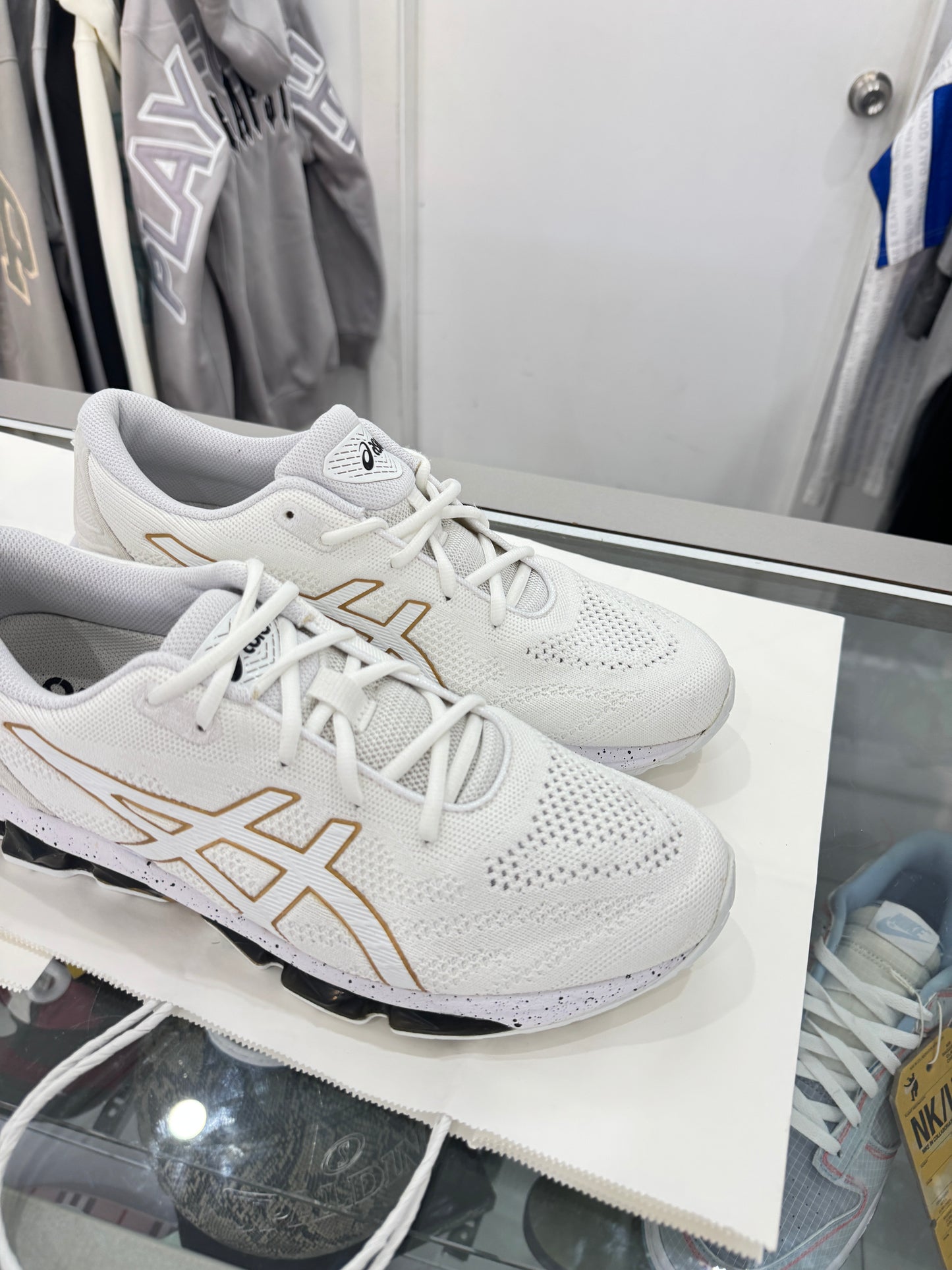 Used ASICS Gel Quantum 360 Knit 'White Gold'