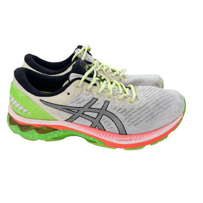 Used ASICS Gel-Kayano 27 'White/Orange/Green'