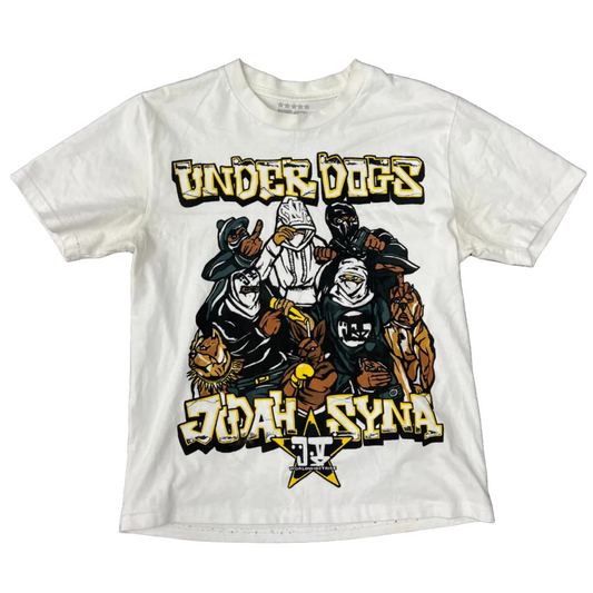 Used Syna x Judah White tee