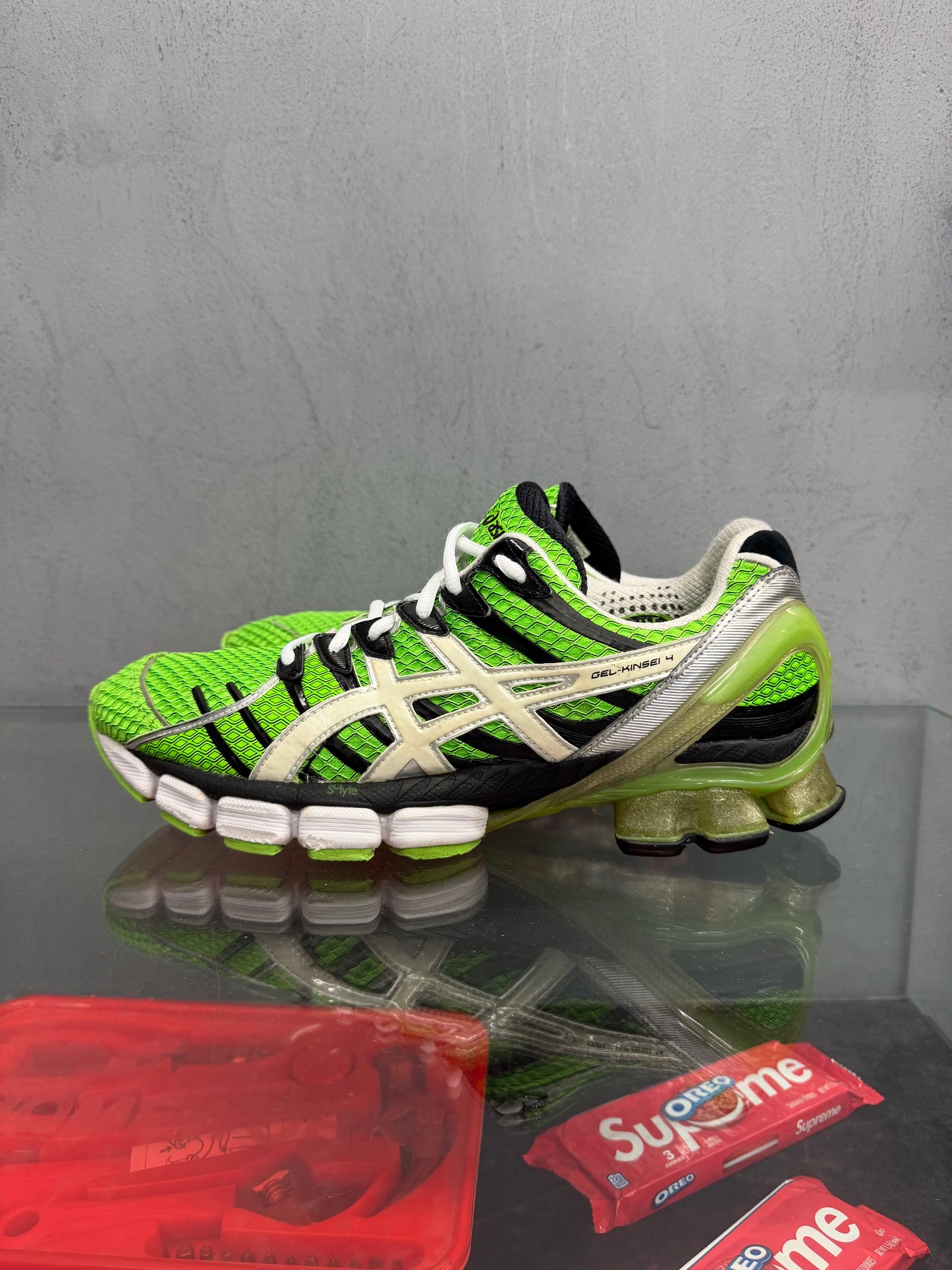 Used ASICS GEL-KINSEI 4 Mean Green