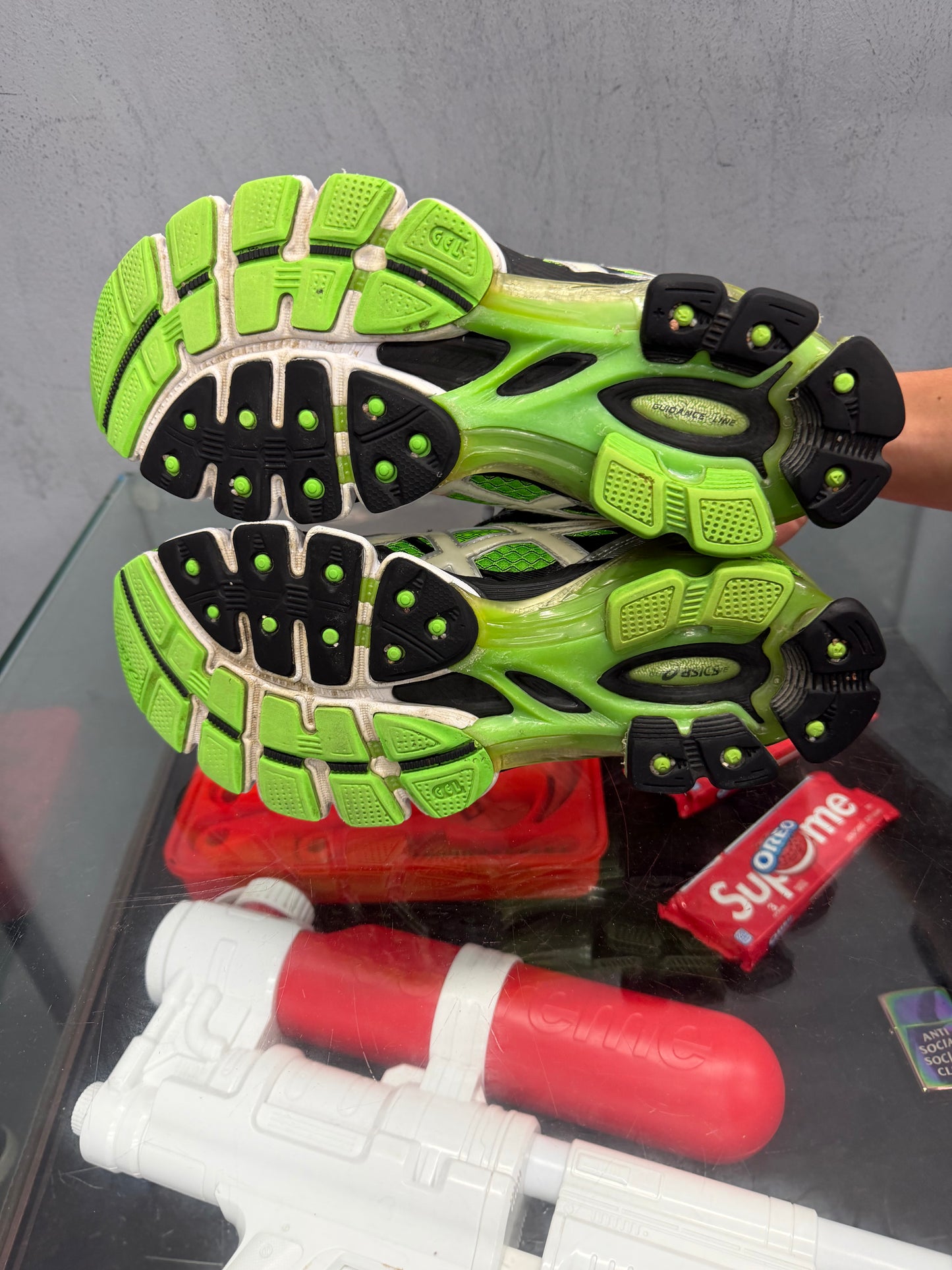 Used ASICS GEL-KINSEI 4 Mean Green