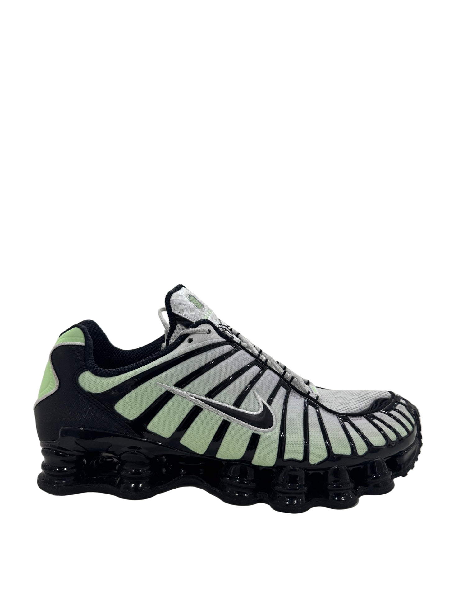 Used Shox TL Vapor Green Black US Men's 13 - Women's 14.5