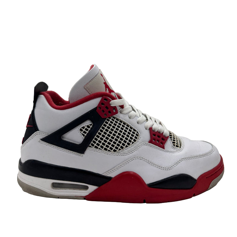 Used Jordan 4 Retro Fire Red 2020 US Men's 9 - Women's 10.5