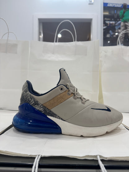 Used Air Max 270 Grey Blue US Men's 8 - Women's 9.5