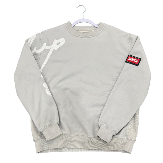 Used Script Grey Crewneck S