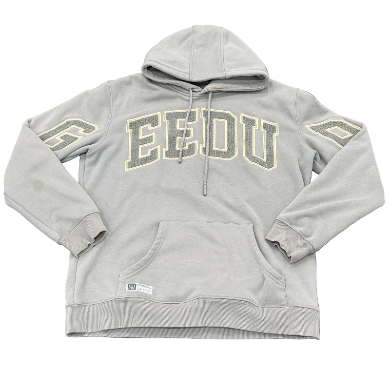 Used Team Logo Hoodie Nardo Grey Gold 2XL