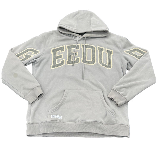 Used Team Logo Hoodie Nardo Grey Gold 2XL