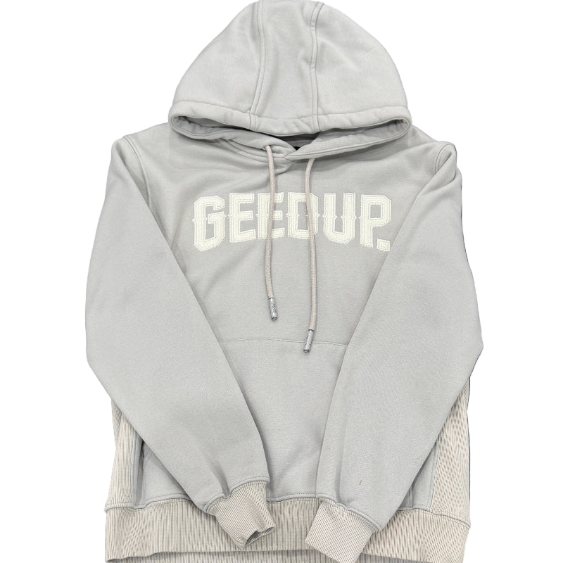 Used Cities Hoodie Grey White XS