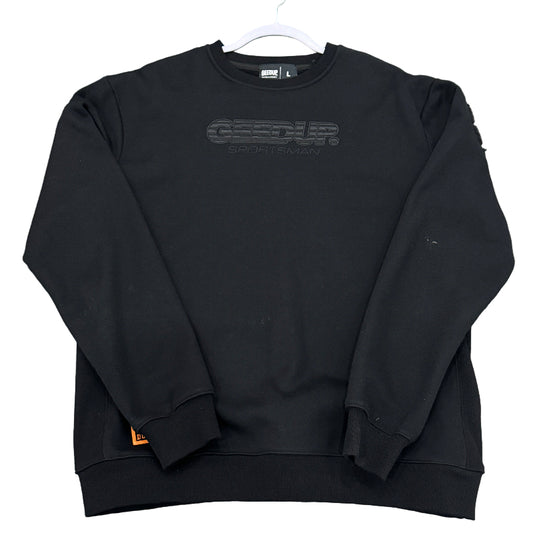 Used Sportsman Crewneck Triple Black L