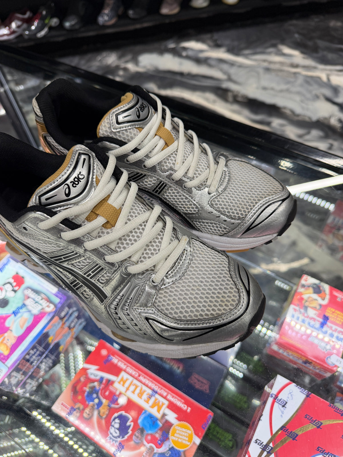 Used ASICS Gel-Kayano 14 'White Pure Gold'
