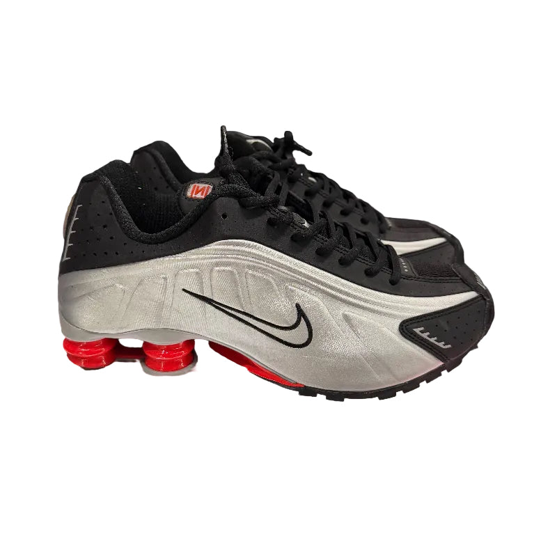Used Nike Shox R4 'Black Metallic Silver'