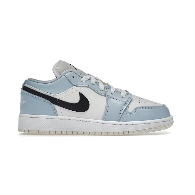 Jordan 1 Low Ice Blue Black GS