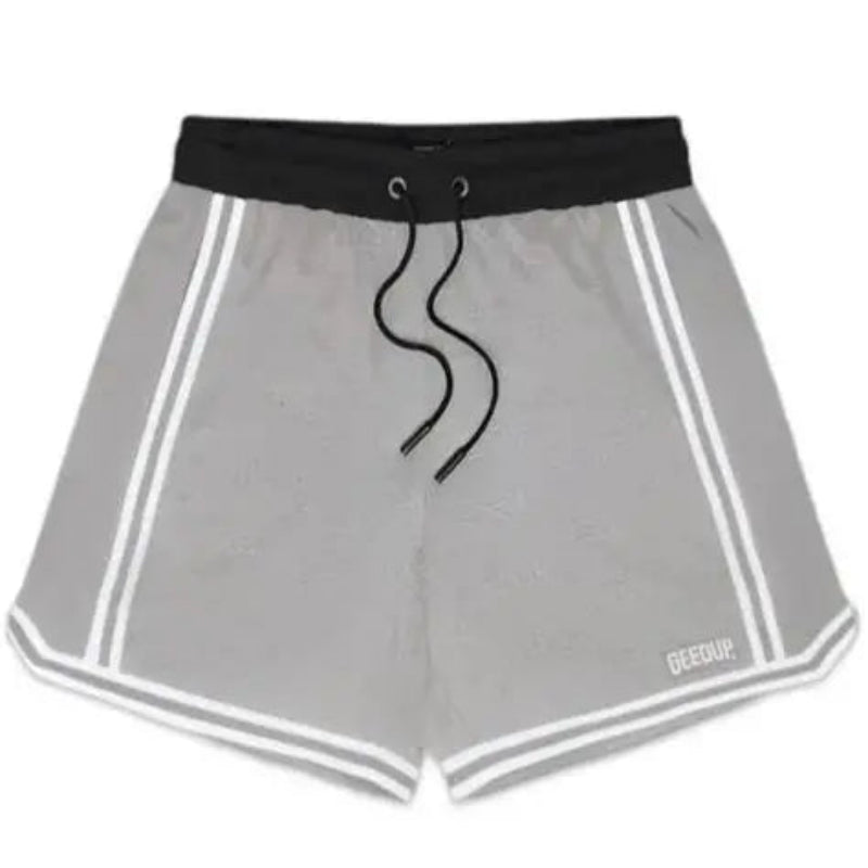 Geedup Emboss Mesh Shorts 'Cream/Grey'