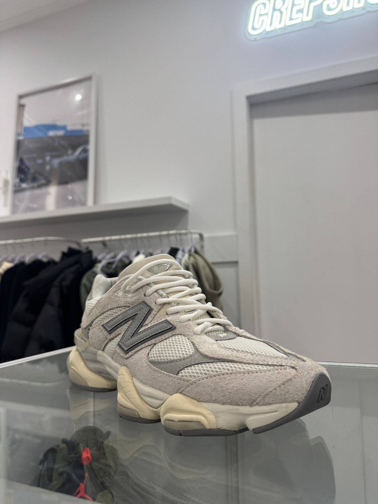 Used New Balance 9060 Cream