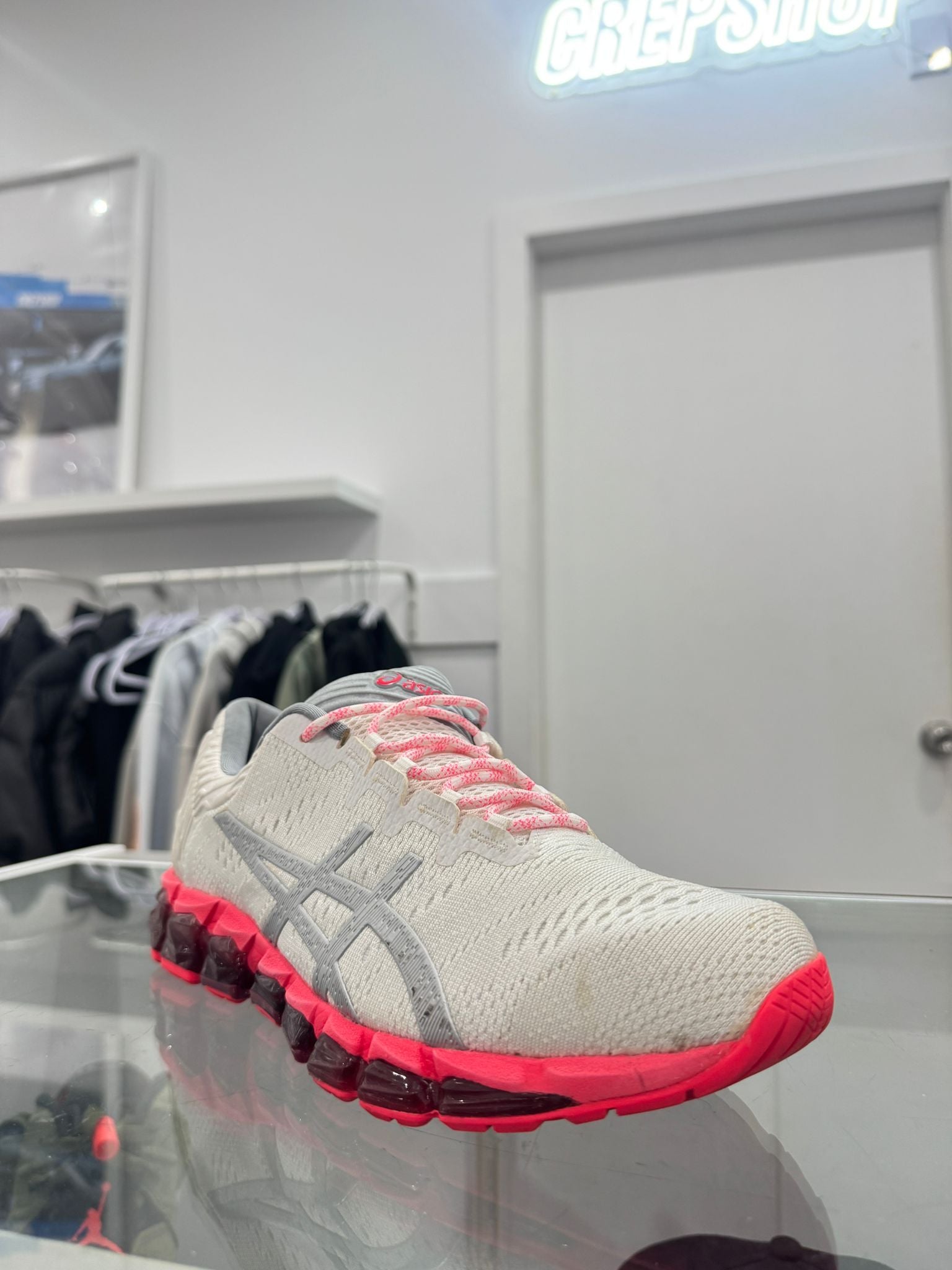 Used Asics Wmns Gel Quantum 360 5 Jacquard 'White Red'