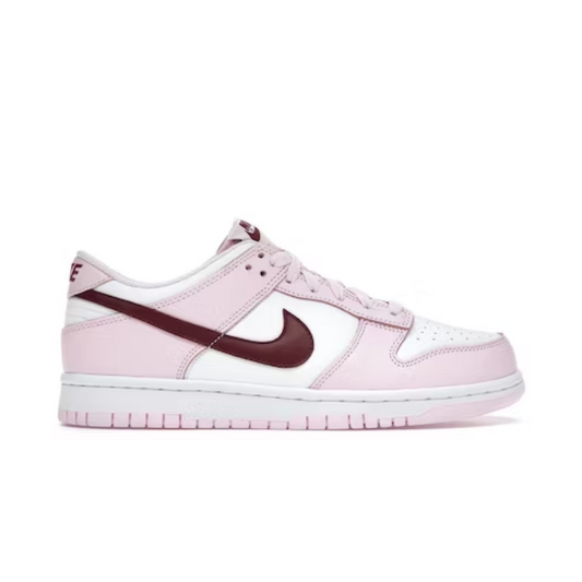 Dunk Low Pink Foam Red White GS