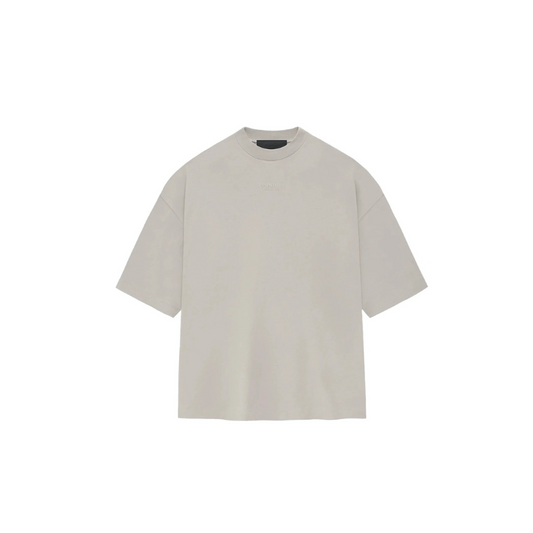 Essentials Tee Silver Cloud