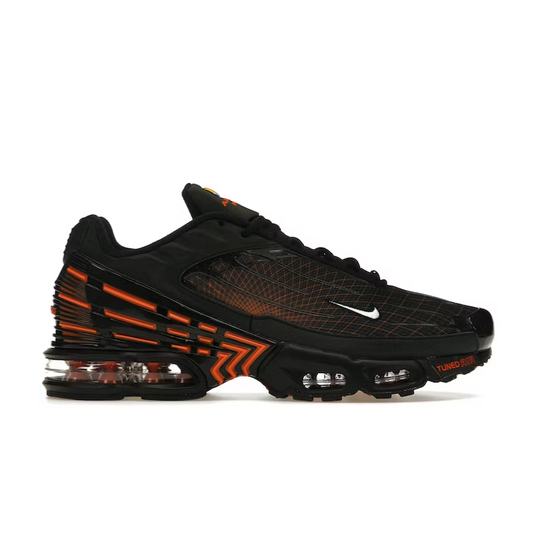 Air Max Plus 3 Black Orange Spirograph