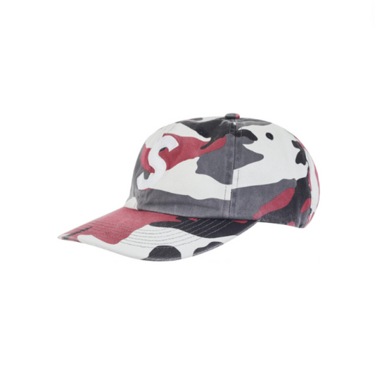 Supreme Pigment Print S Logo 6-Panel (FW23) Red Camo