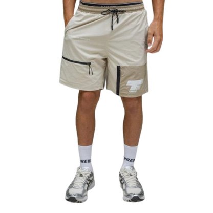 Hybrid Utility Shorts Beige
