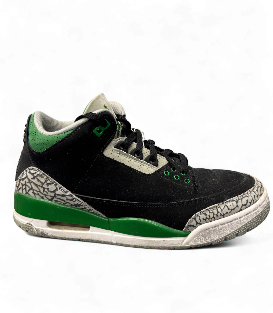 Used Jordan 3 Pine Green