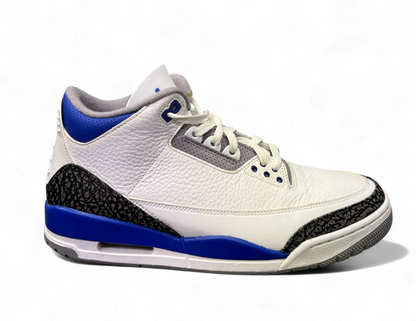 Used Air Jordan 3 Retro Racer Blue US Men's 11 - Women's 12.5