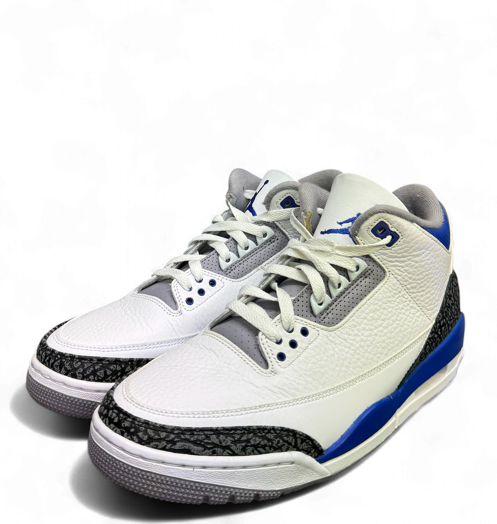 Used Air Jordan 3 Retro Racer Blue