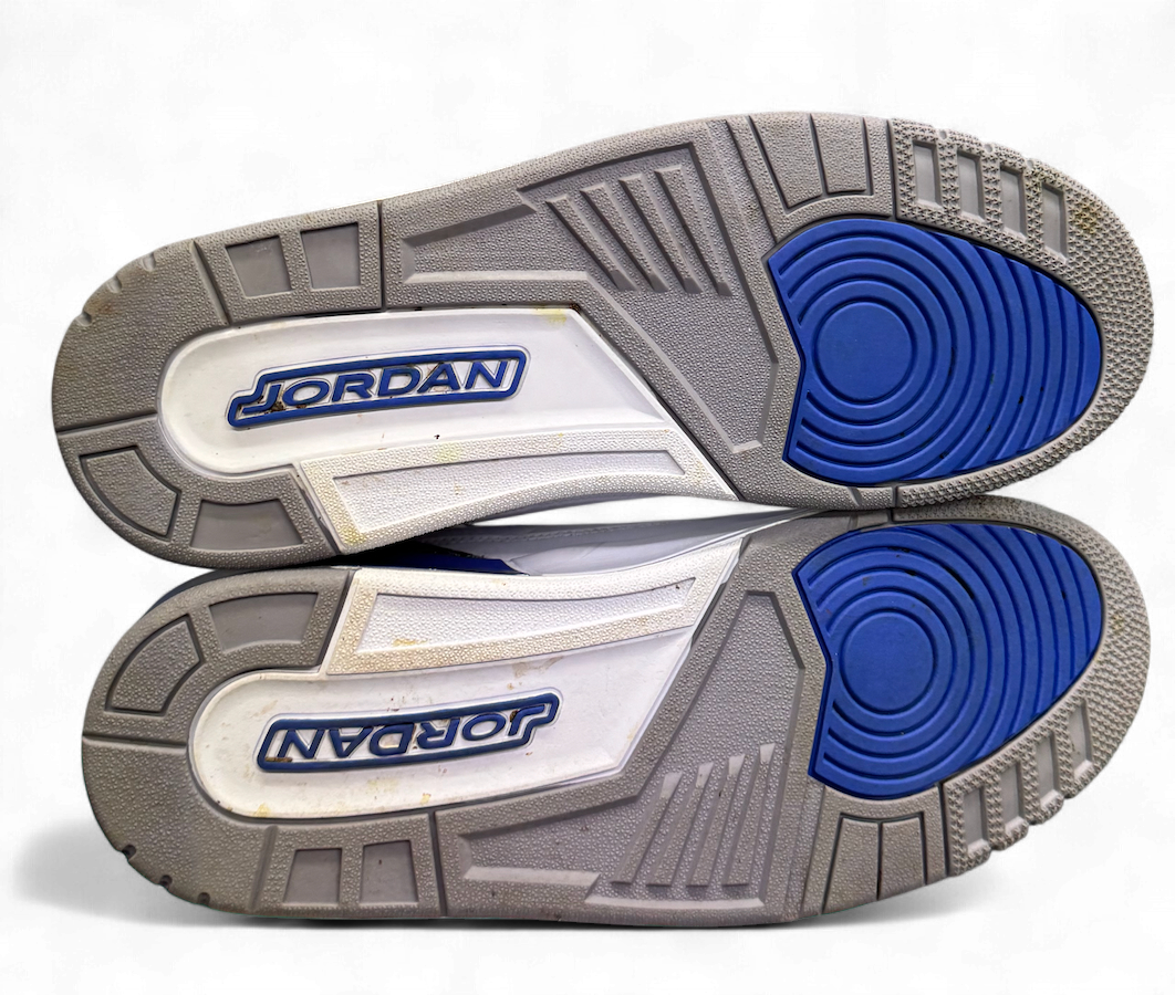 Used Air Jordan 3 Retro Racer Blue US Men's 11 - Women's 12.5