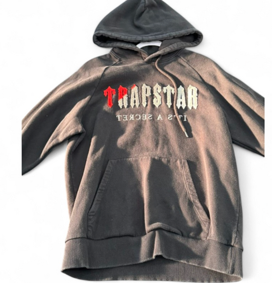 Used Trapstar  Hoodie Black Red L