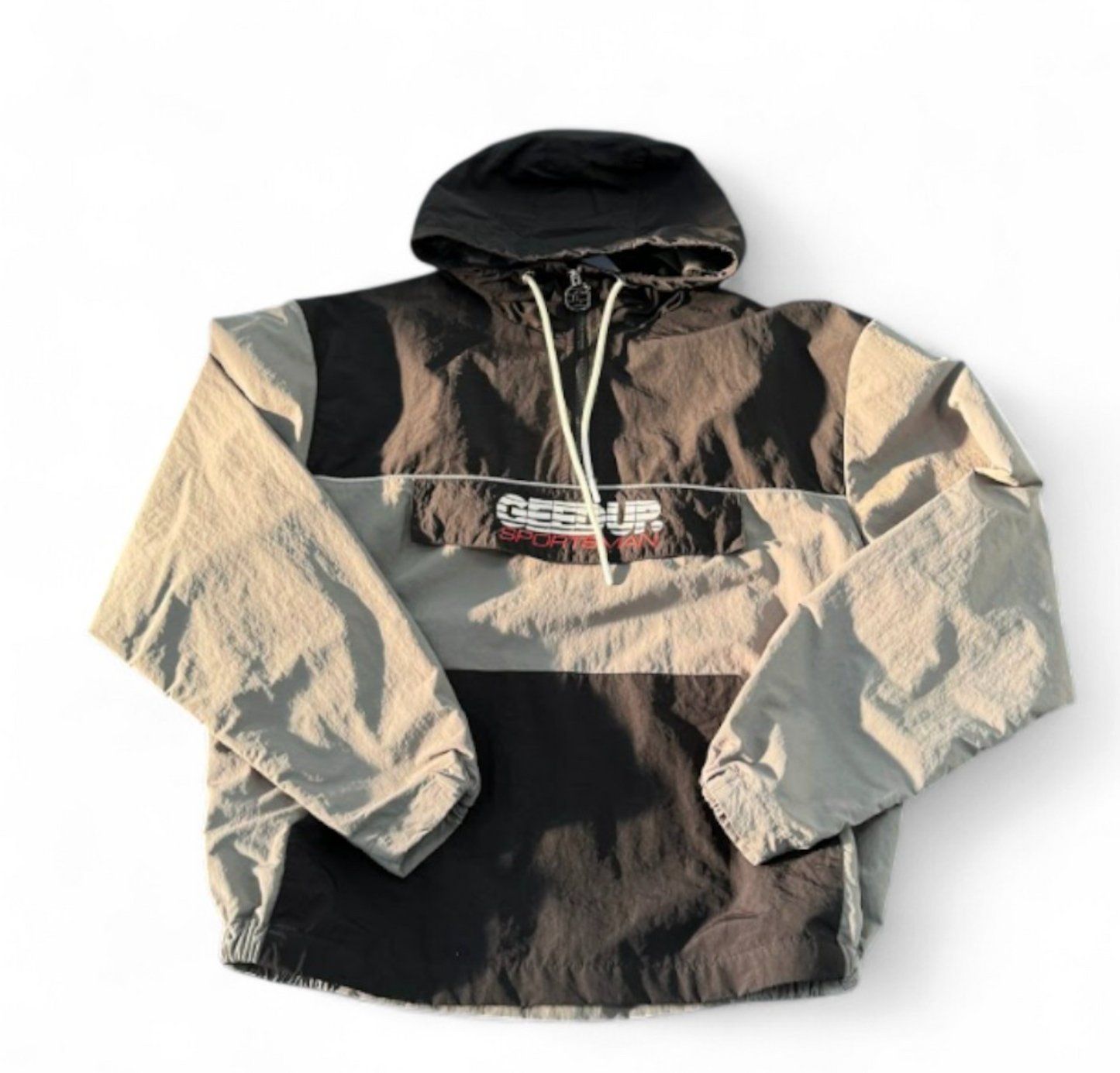 Used Sportsman Spray Jacket Green Black White Red S