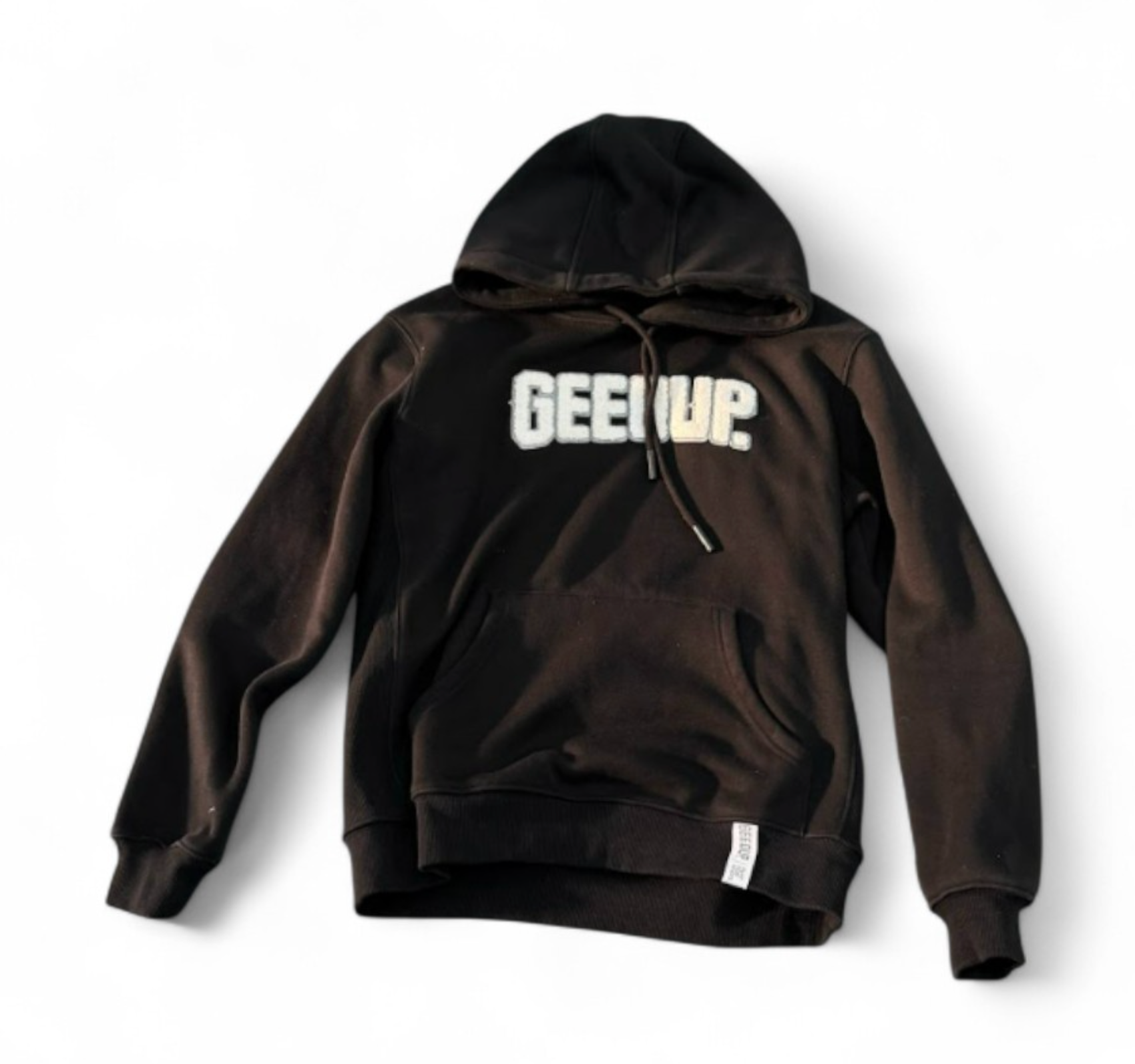 Used Play For Keeps Hoodie  Black White