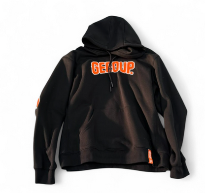 PFK Hoodie Black Orange Multiple Sizes