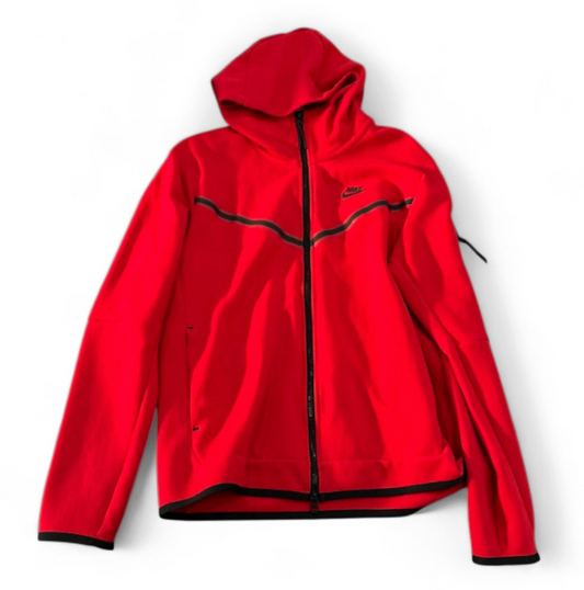 Used Tech Fleece Hoodie Red M