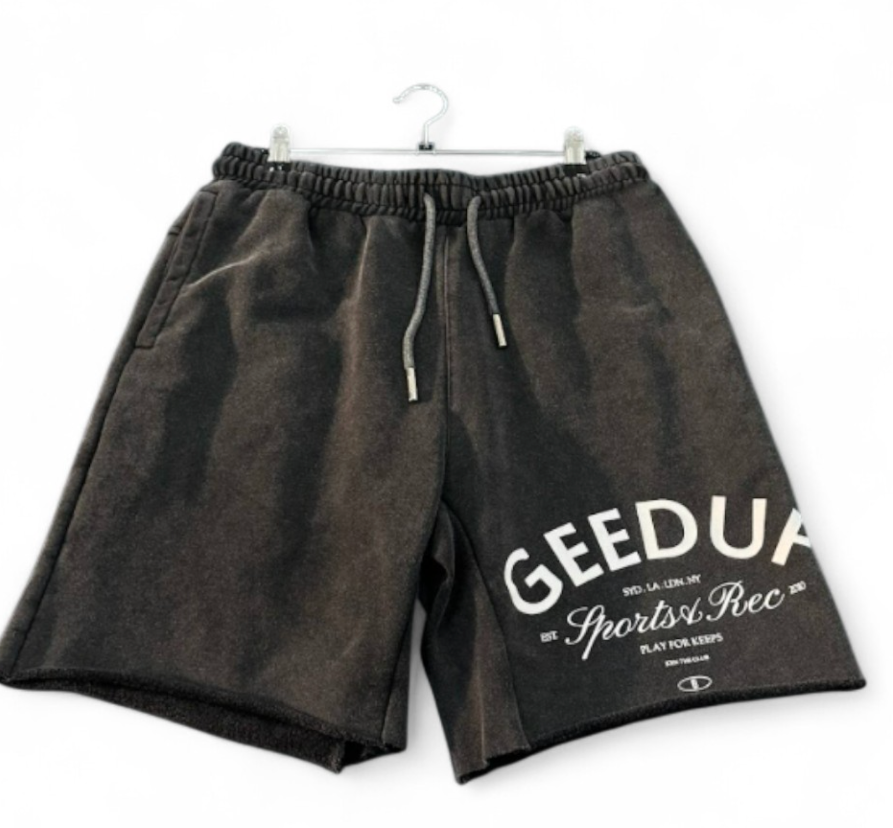 Used Charcoal White Shorts S