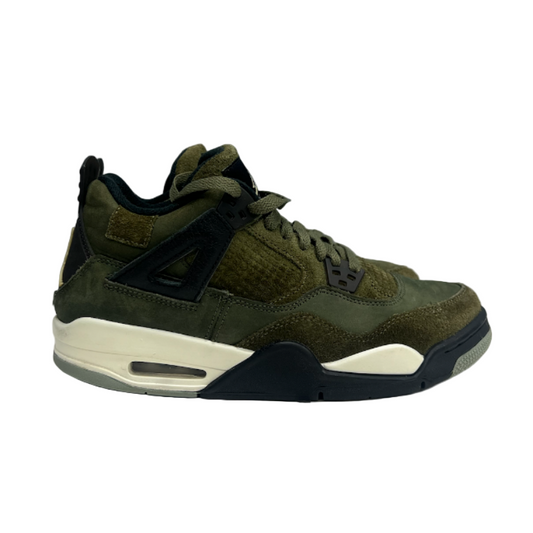 Used Air Jordan 4 Retro SE Craft GS Olive US Men's 7 - Women's 8.5